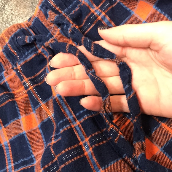 🎉HOST PICK🎉 NFL Team Apparel Orange and Blue Plaid Pants, Sz. M - Picture 11 of 11